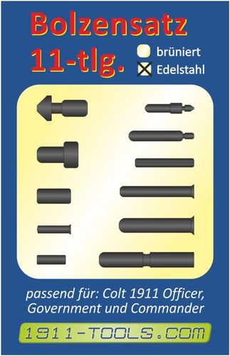 Bolt set complete 11 pieces, stainless