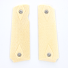Grips in ivory laminate -double diamond- (of course plastic!)