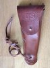 US WWII leather holster for hole paddock