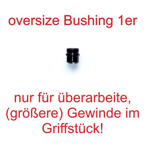 Griff-Schrauben-Bushing "oversize" (übergröße), brüniert, 1 Stück