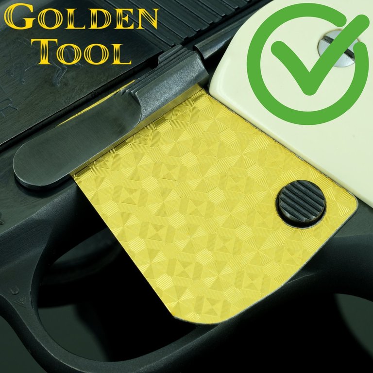 -> NEU! Colt1911 GOLDEN TOOL der beste Schutz gegen sinnlose Kratzer am Rahmen 