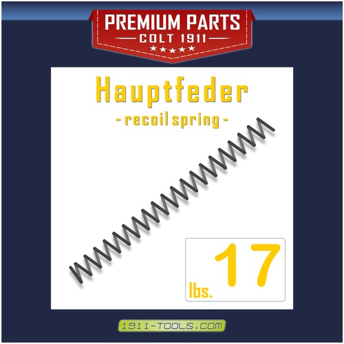 Hauptfeder (recoil spring) 17 lbs. - COLT PREMIUM PARTS -