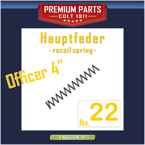 Hauptfeder für OFFICER (recoil spring) 22 lbs. - COLT PREMIUM PARTS -