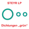Gasket set: "Compressed air filling adapter" for all STEYR air pistols - GREEN