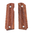 High-quality Grips made of rosewood, medium brown